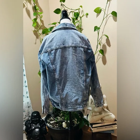 Free People Blue Denim Jacket - Picture 2 of 14